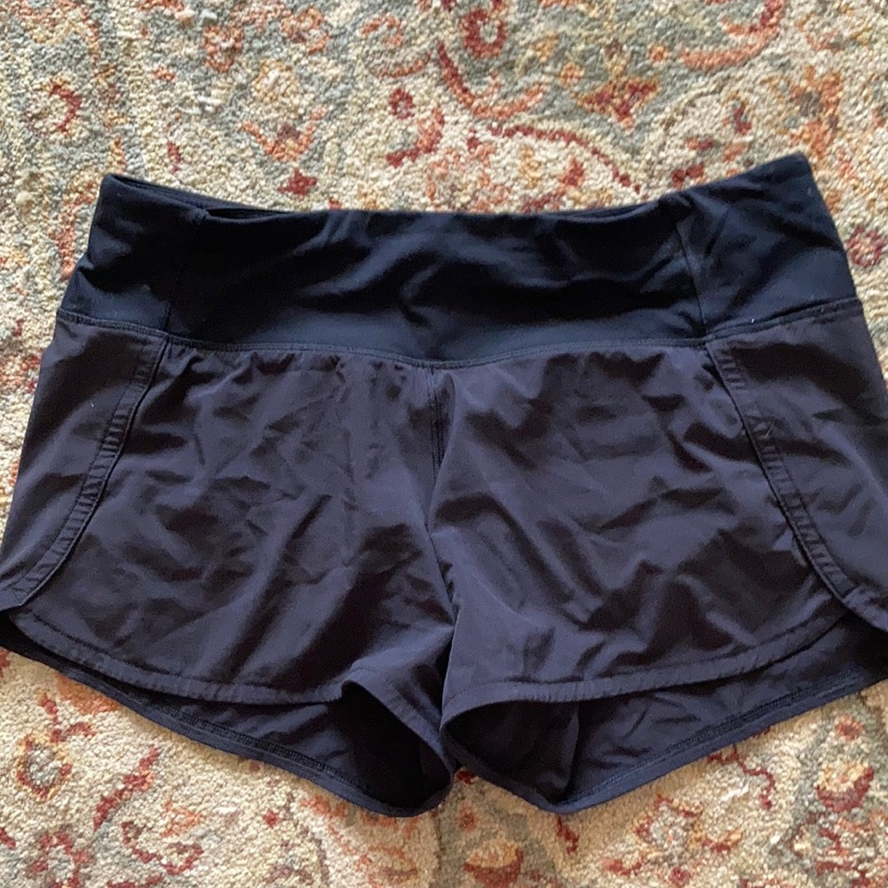 Two pairs of Lululemon speed up shorts